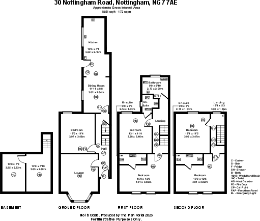 30 Nottingham Road floorplan