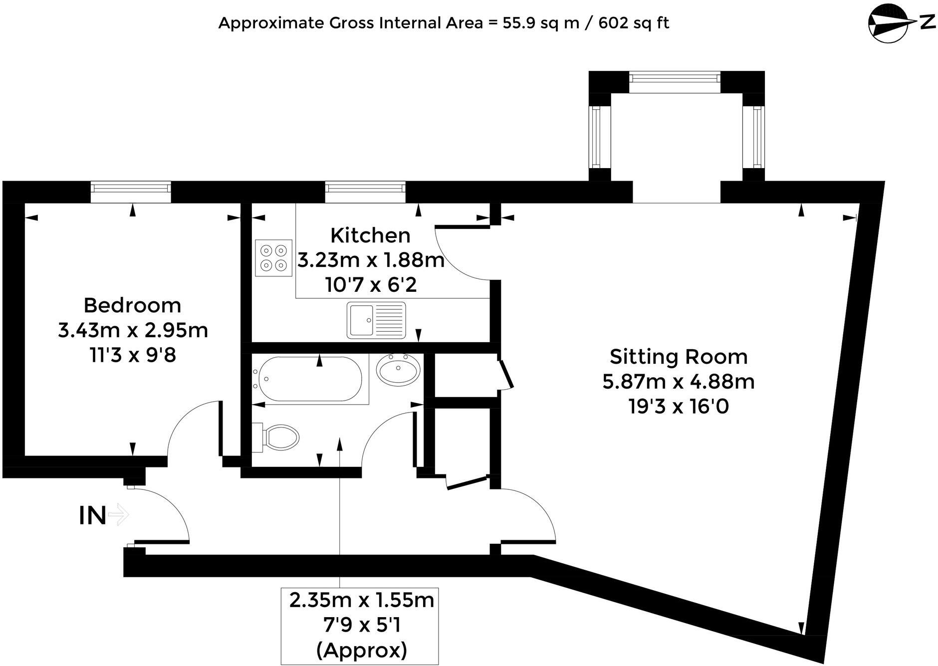 Shirelake Close, Folly Bridge Court Shirelake Close, OX1 floorplan