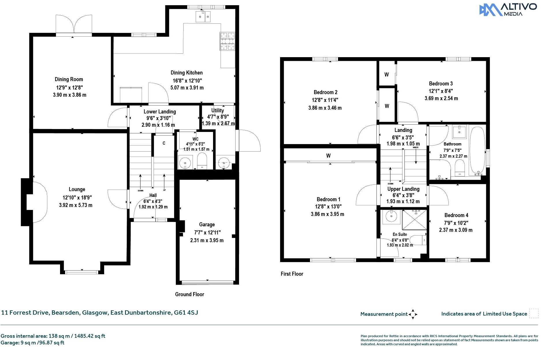 Forrest Drive, Bearsden, Glasgow, East Dunbartonshire floorplan
