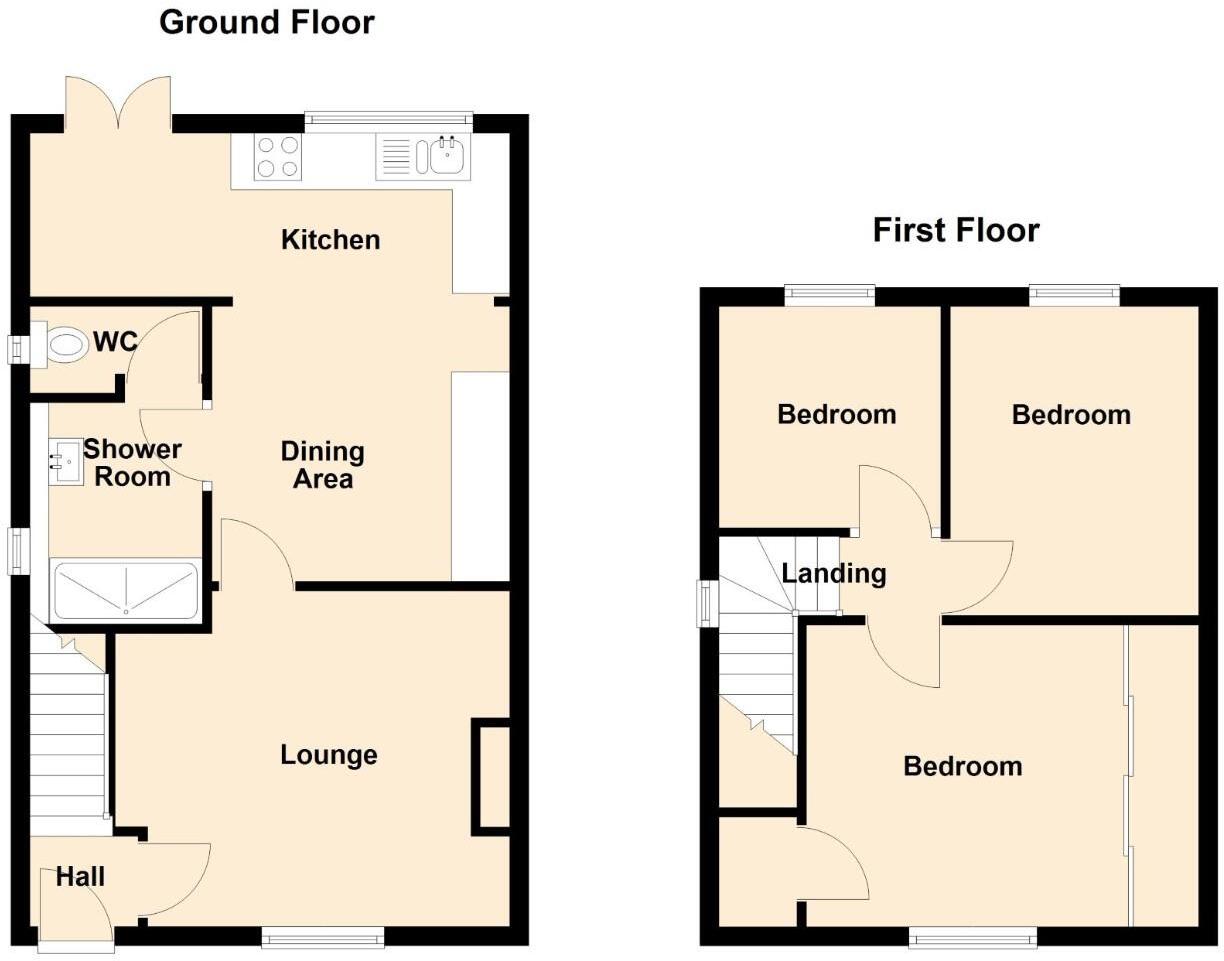 Coronation Place, Brandon floorplan