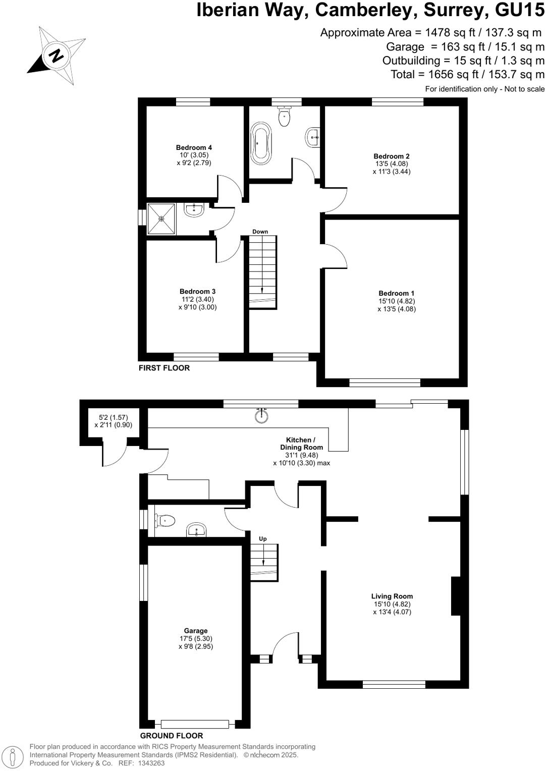 Iberian Way, Camberley, Surrey, GU15 floorplan