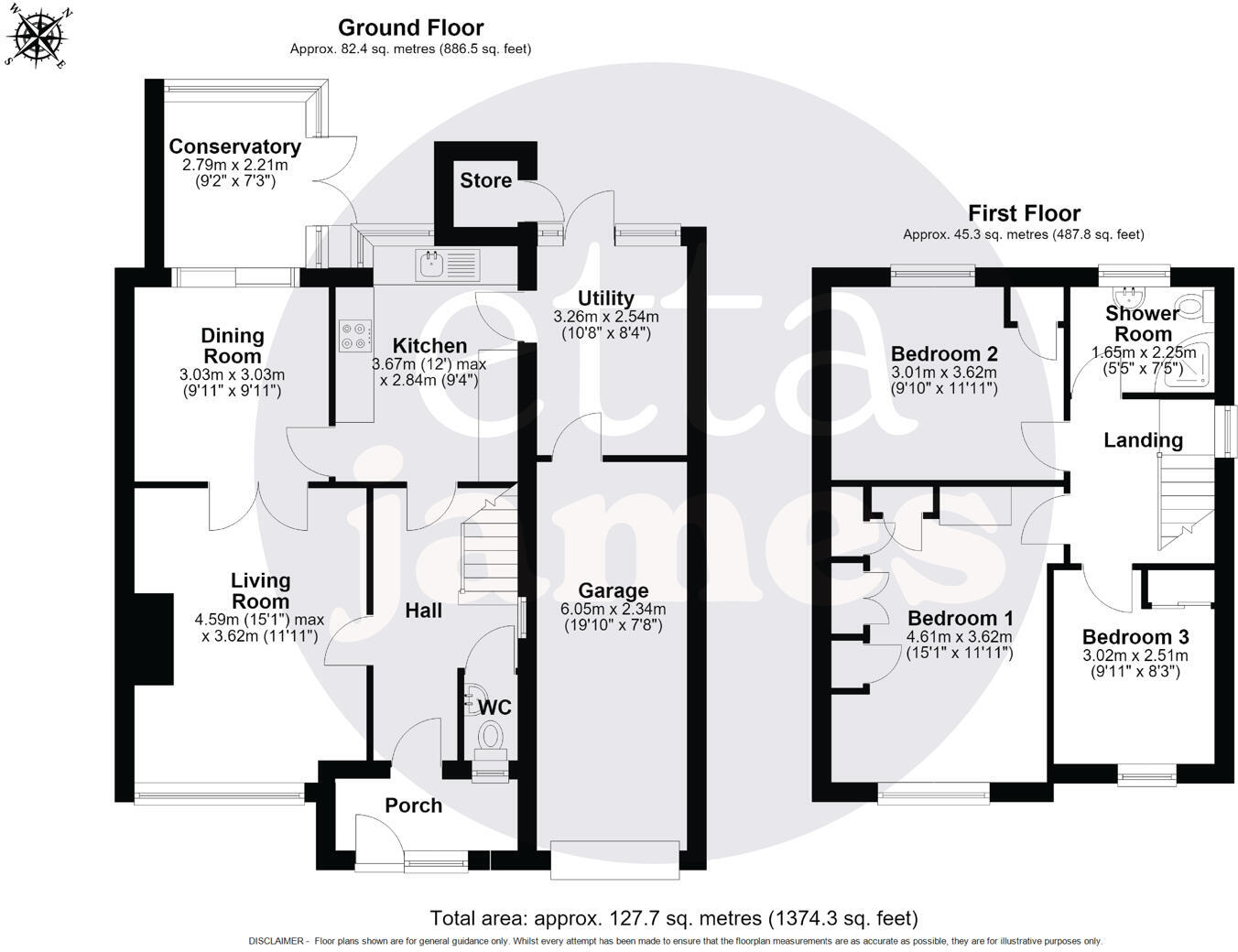 83, Stirling Avenue, Leamington Spa floorplan