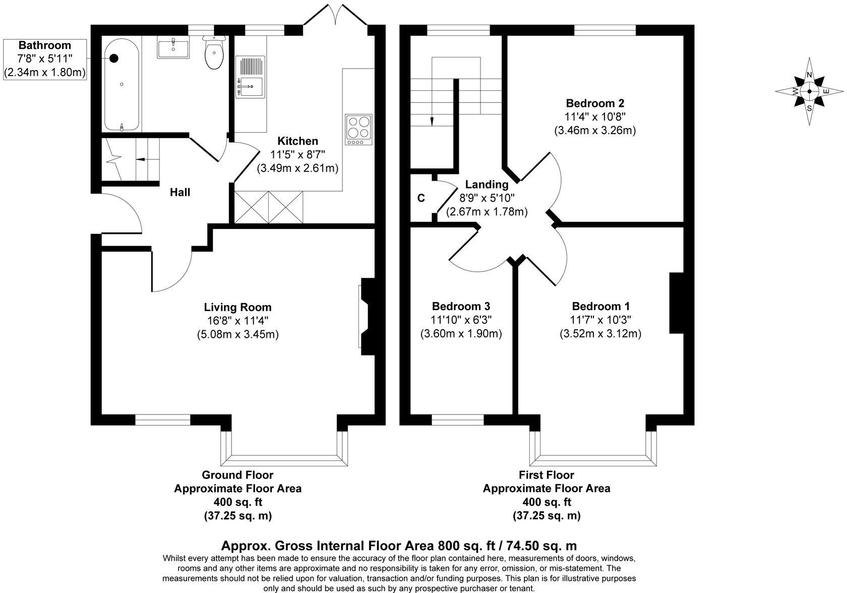 Brookside Crescent, Newcastle Upon Tyne, NE5 floorplan