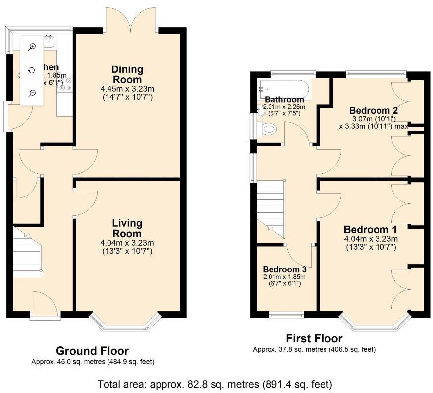 Cleveleys Avenue, Fulwood, Preston, Lancashire, PR2 3SP floorplan