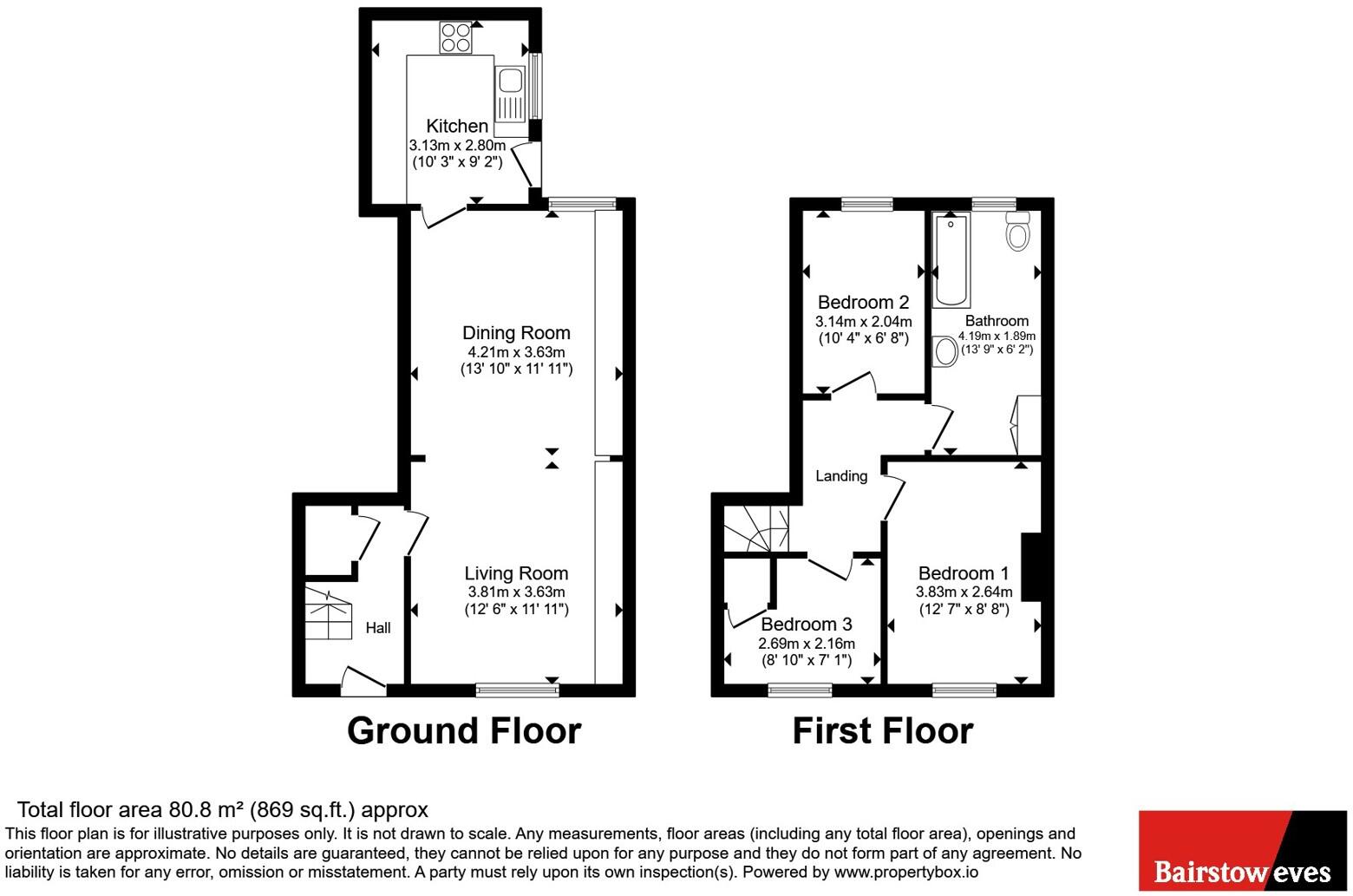Market Street, South Normanton, Alfreton, Derbyshire, DE55 floorplan