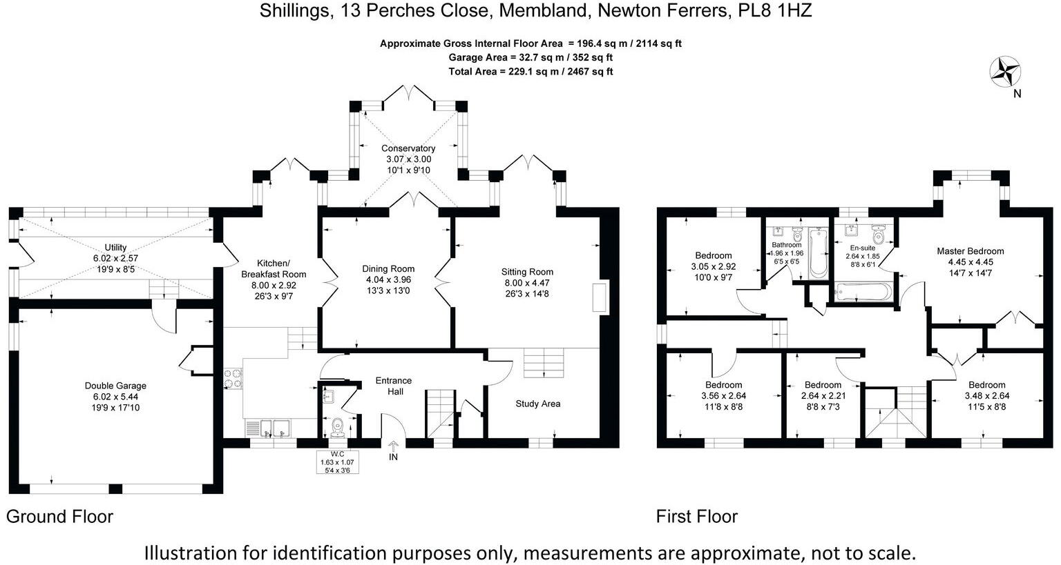 Perches Close, NEWTON FERRERS, South Devon floorplan