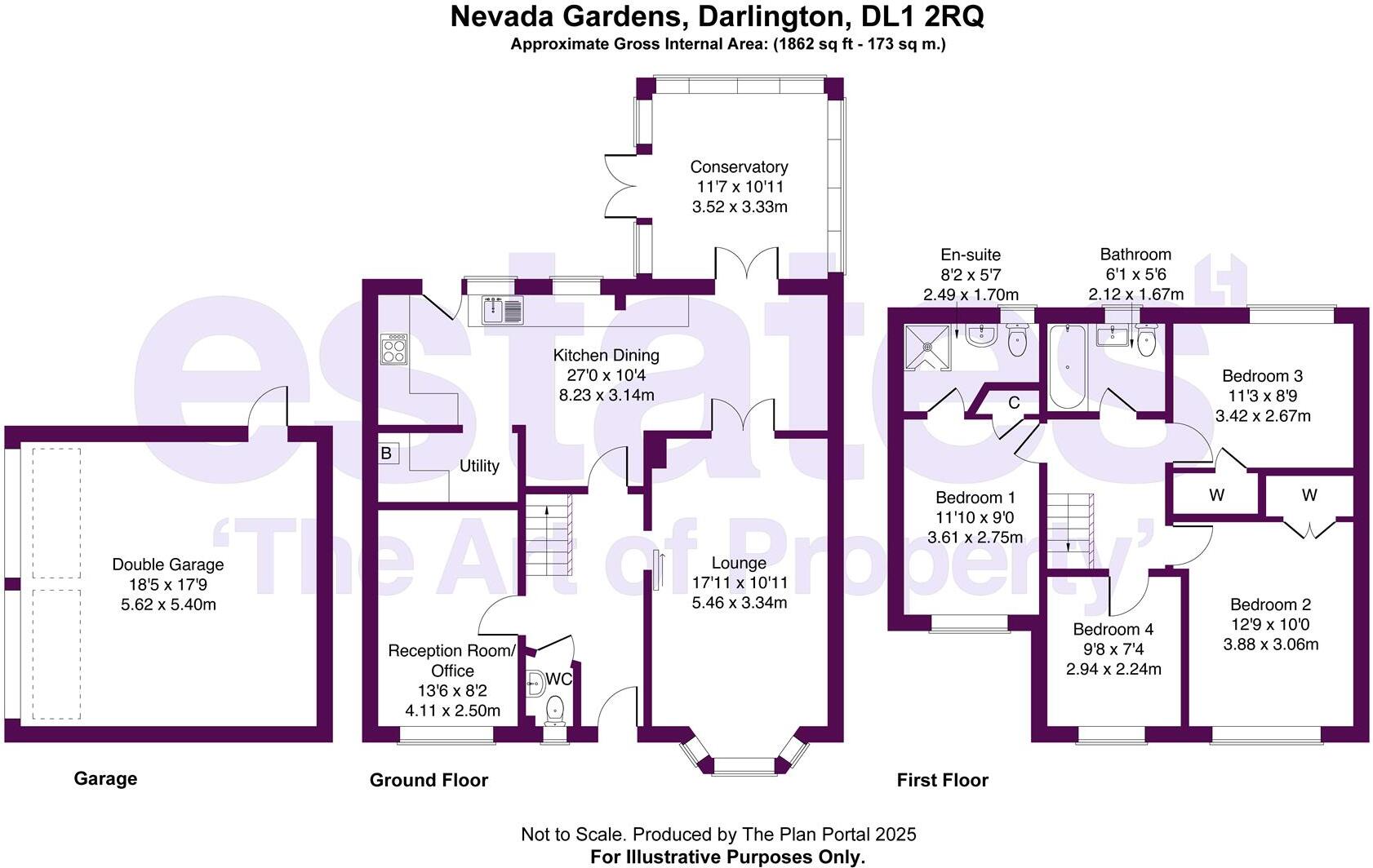 Nevada Gardens, Darlington, DL1 2RQ floorplan