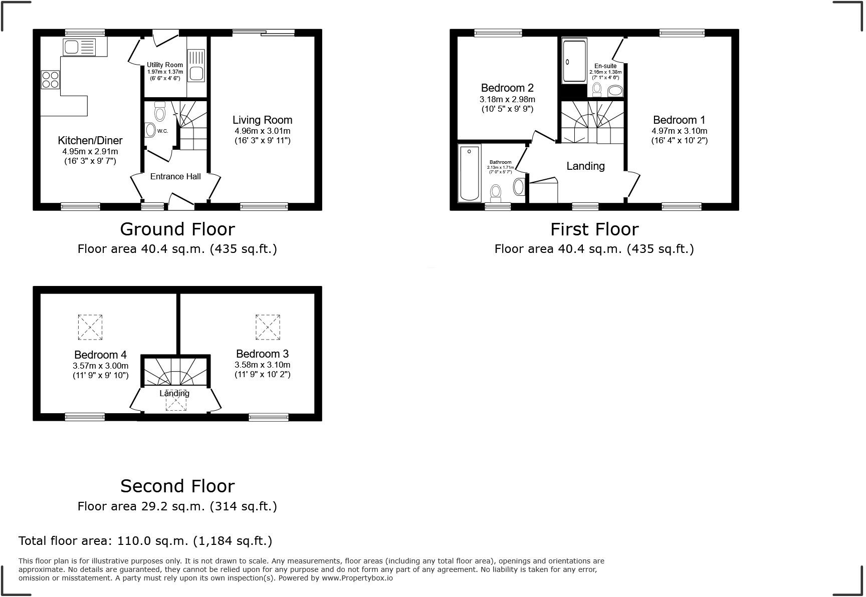14 Waterlily Close, Stoke-On-Trent, Staffordshire ST1 5PY floorplan