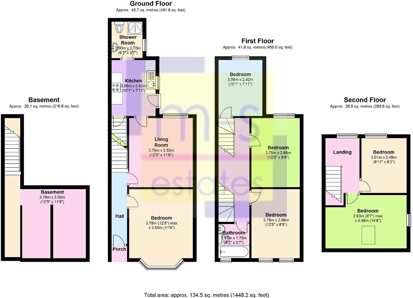 GAS & ELECTRIC INCLUDED £135pppw Trinity Avenue, Lenton, Nottingham floorplan
