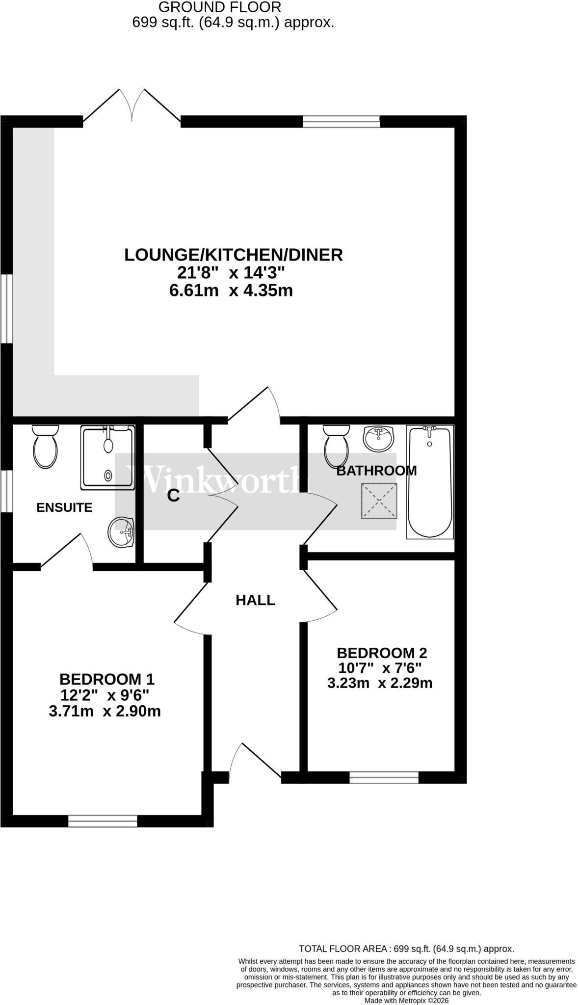 Haverscroft Close, Taverham, Norwich, Norfolk, NR8 floorplan