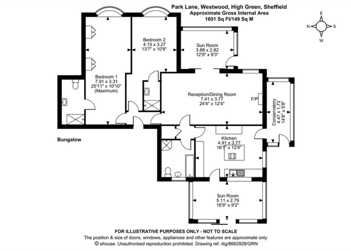 Park Lane, Westwood, High Green floorplan