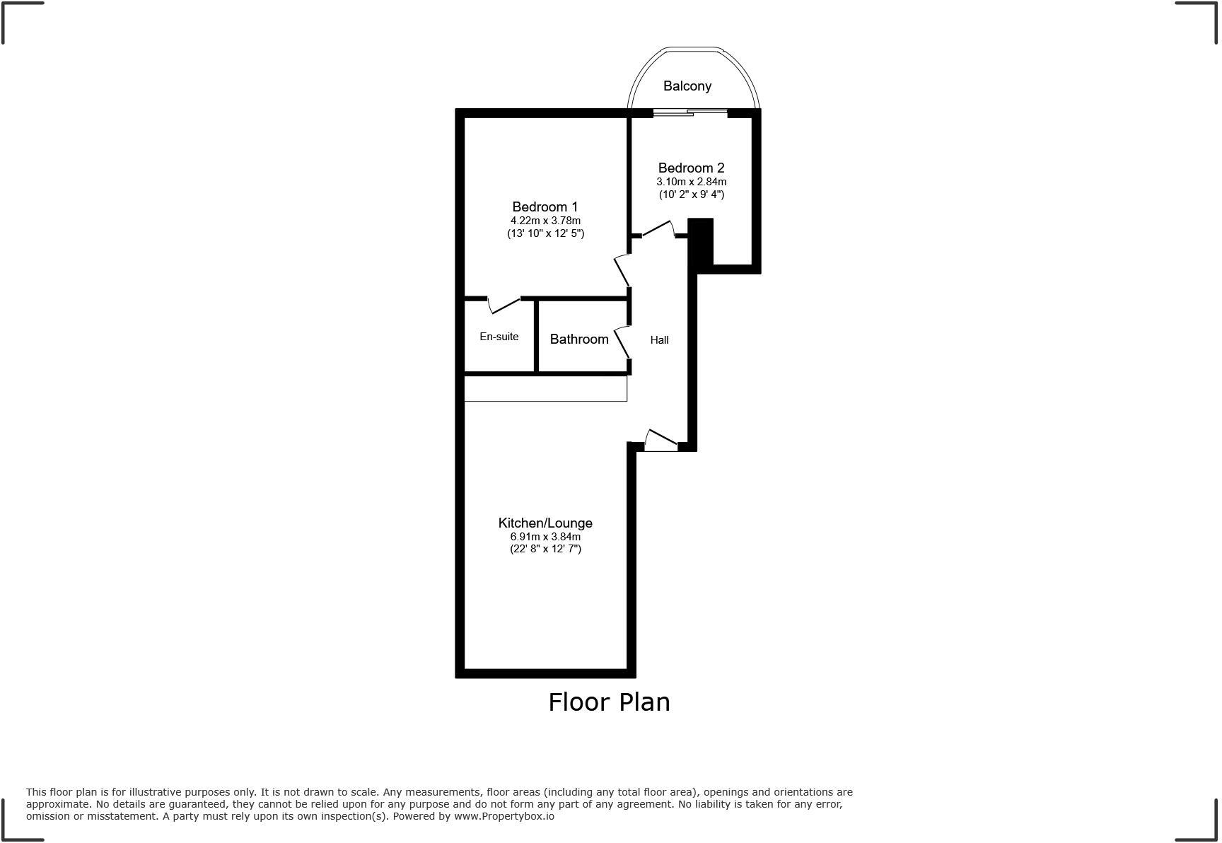 2 Munday Street, Manchester floorplan