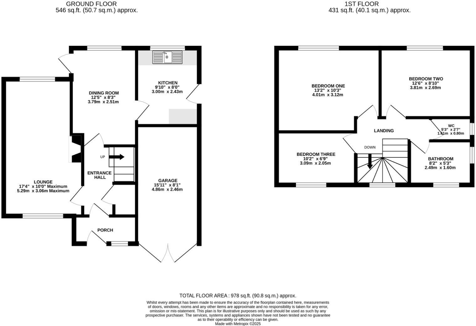 Valley Lane, Cuddington floorplan