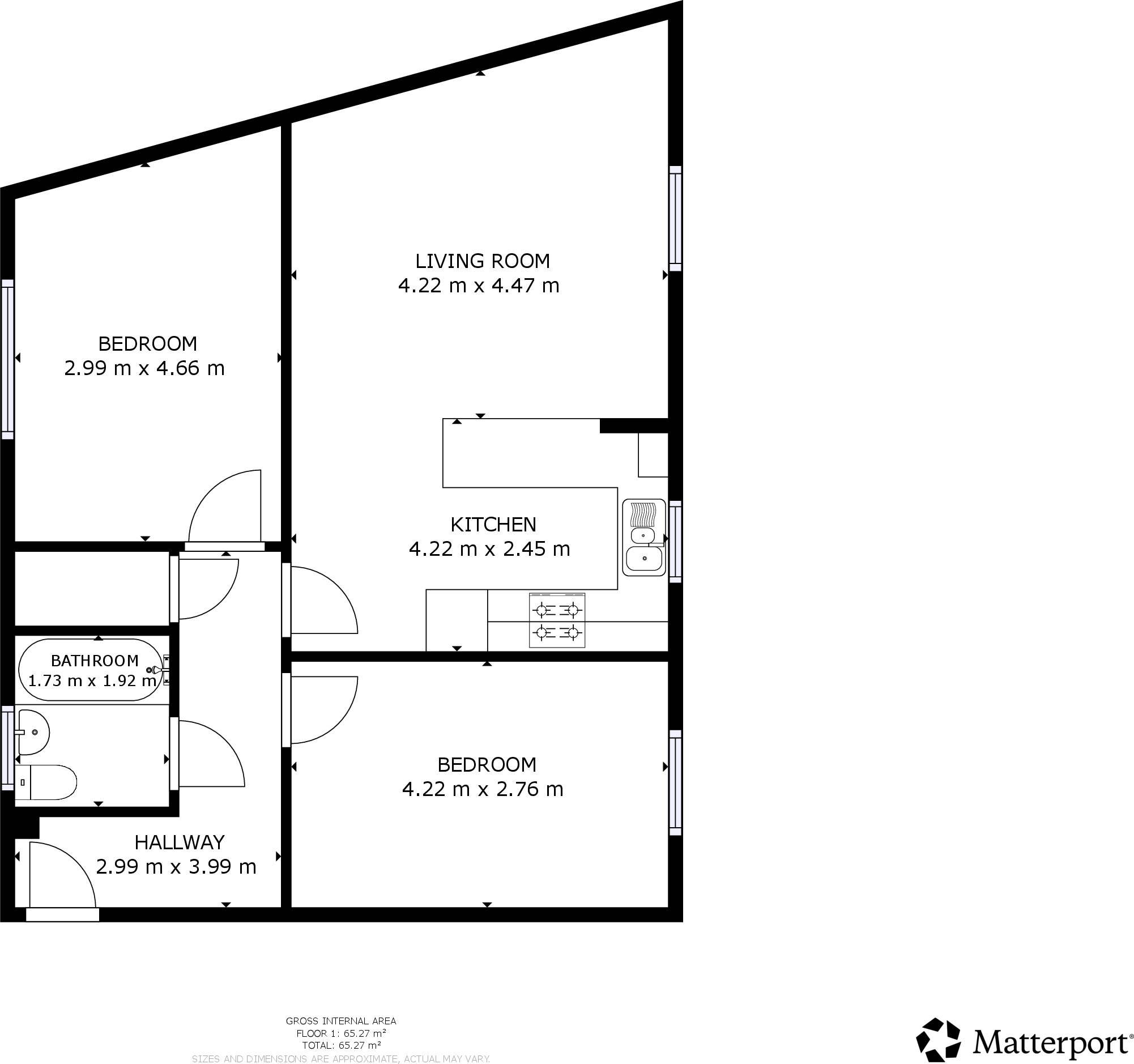 Craggs Row, Preston,  PR1 floorplan