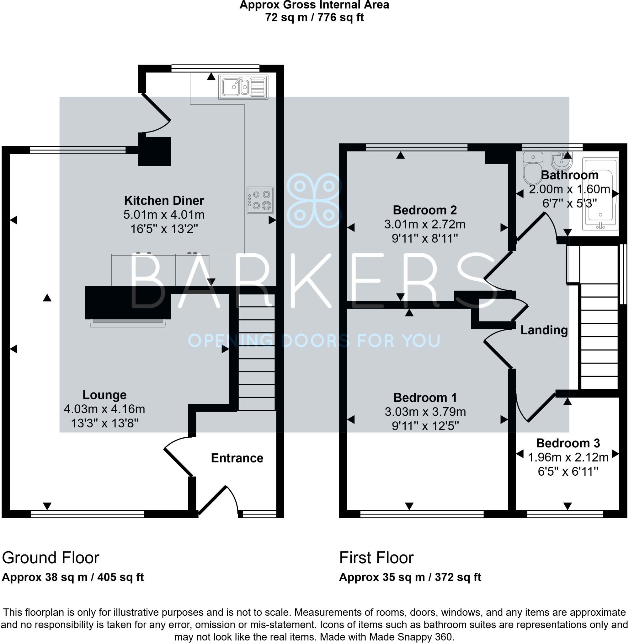 Southcroft Avenue, Birkenshaw floorplan