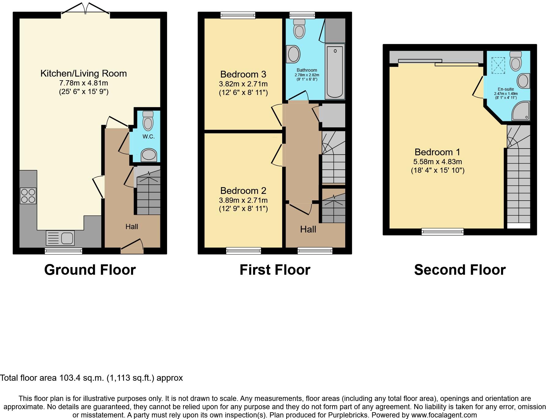 Lambeth Close, Derby, DE22 floorplan