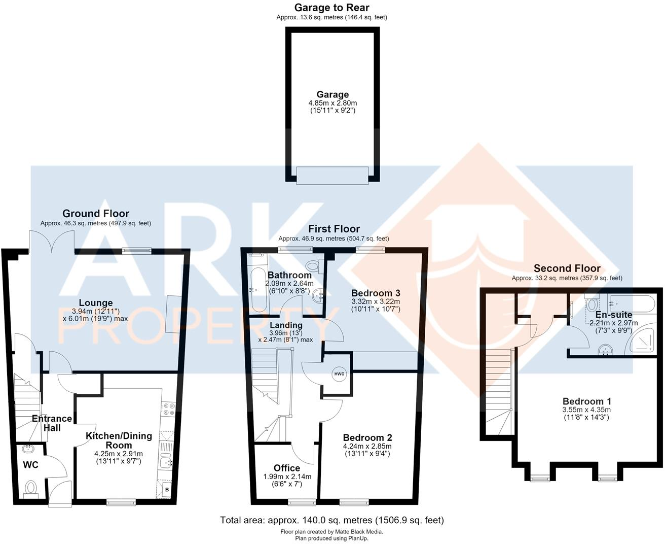 Abbots Crescent, Spalding floorplan