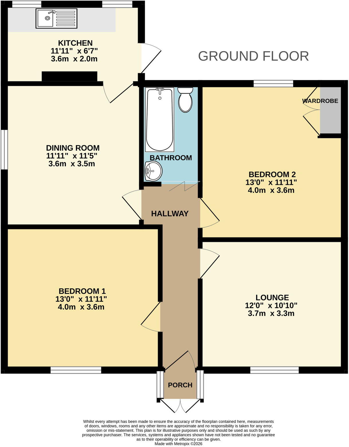 Burridge Road, TQ2 6LN floorplan