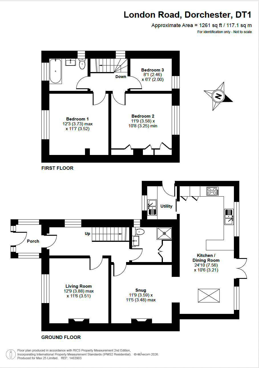 London Road, Dorchester floorplan