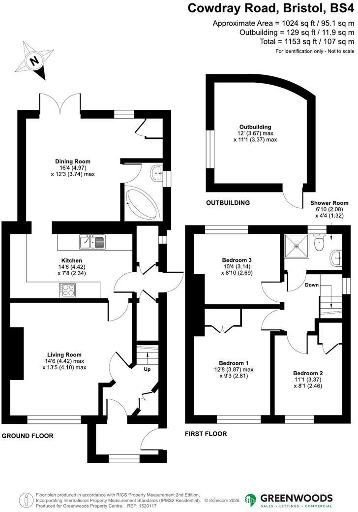 Cowdray Road, Bristol floorplan