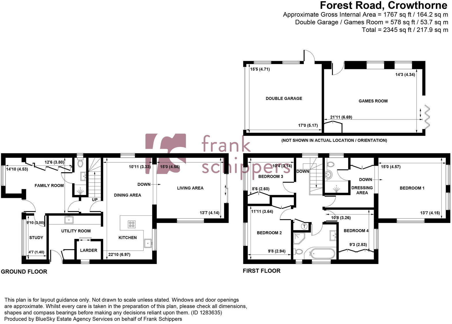 Forest Road, Crowthorne, Berkshire RG45 7EH floorplan