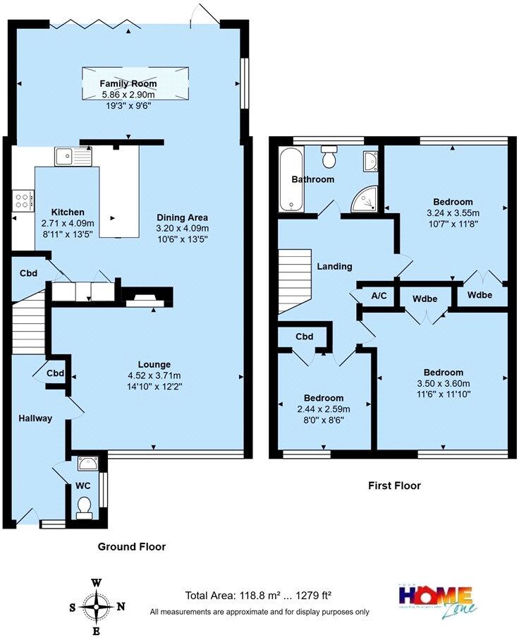 St. Georges Close, Highcliffe, Dorset, BH23 floorplan