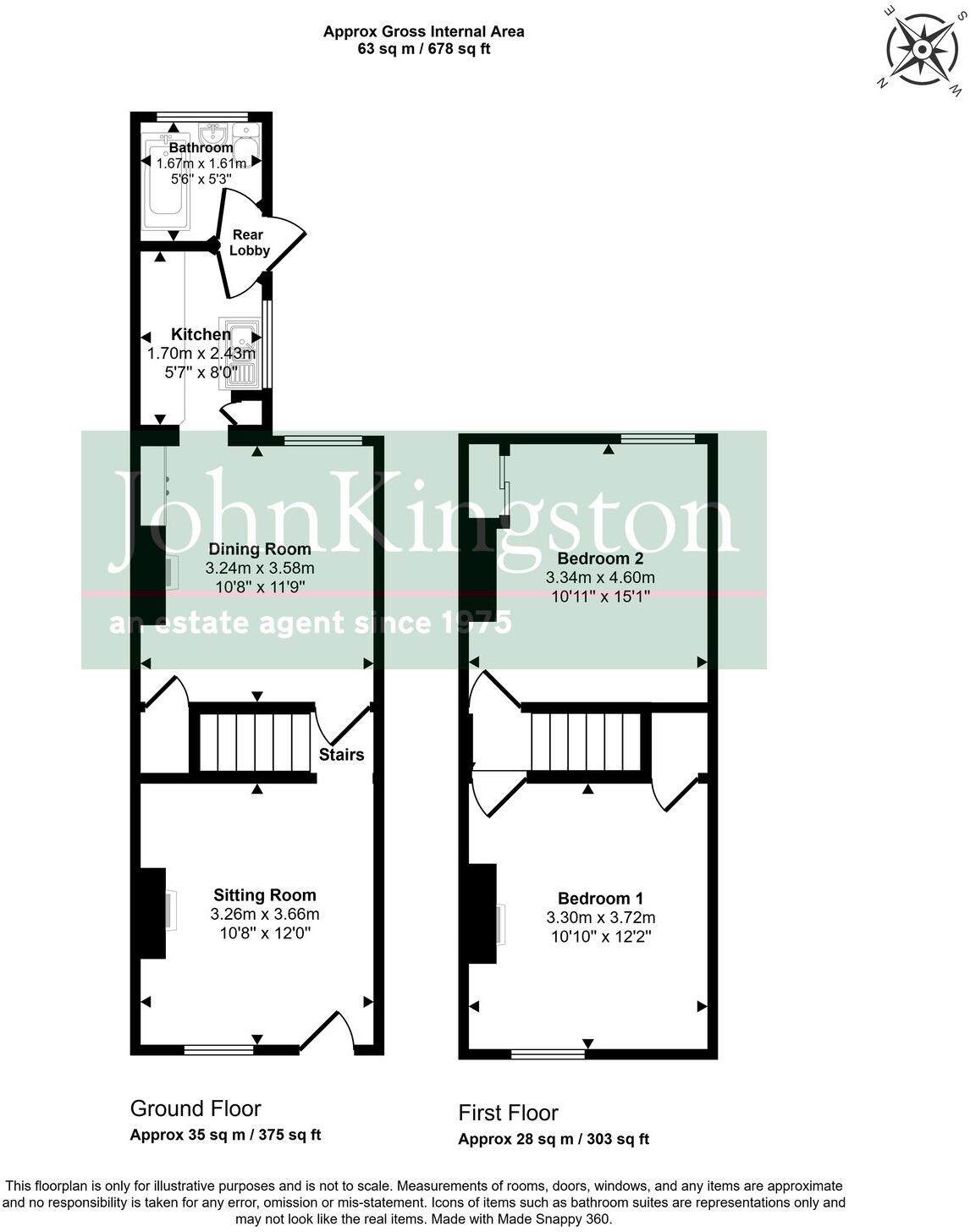 Crown Road, Shoreham, TN14 floorplan