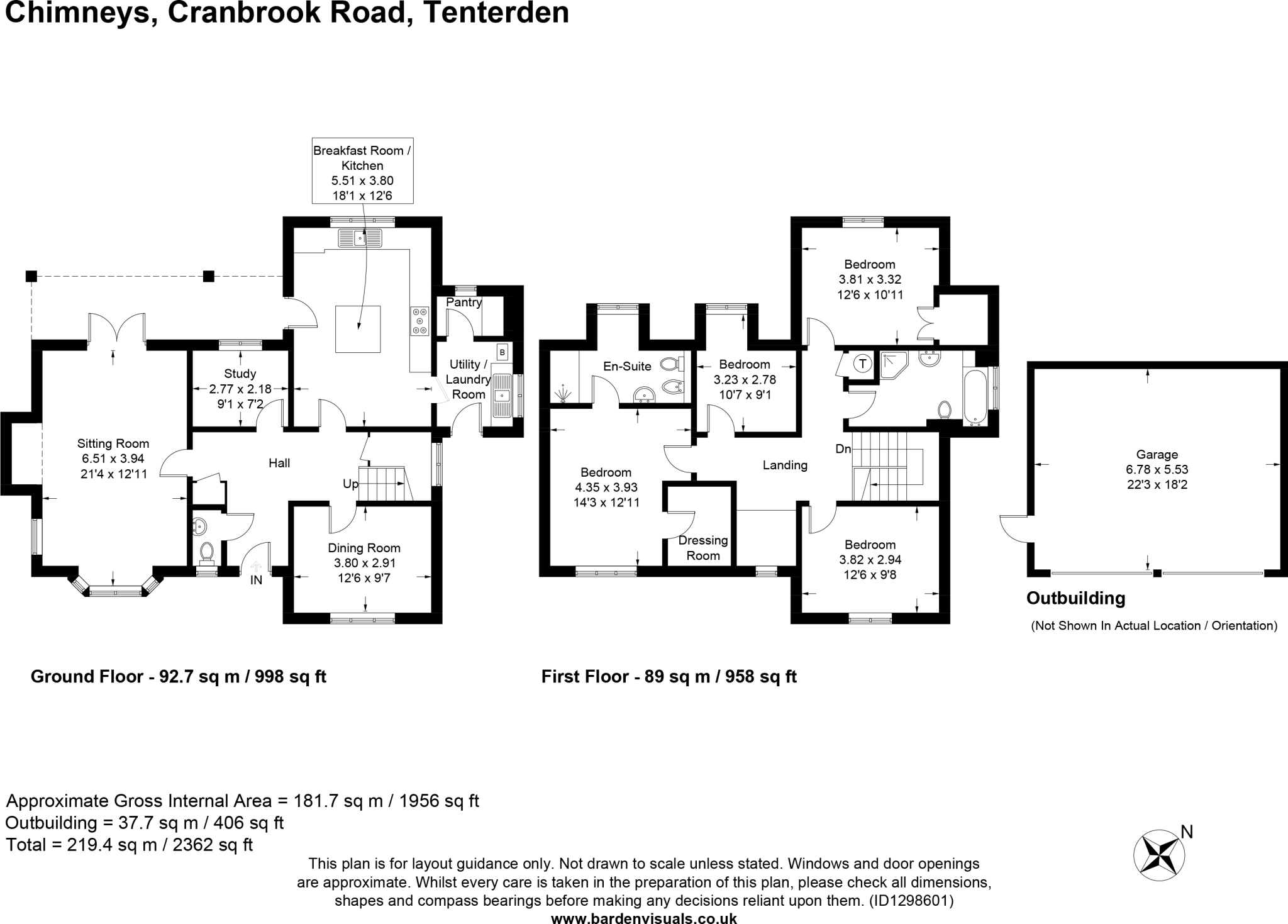 Cranbrook Road, Tenterden, Kent, TN30 floorplan