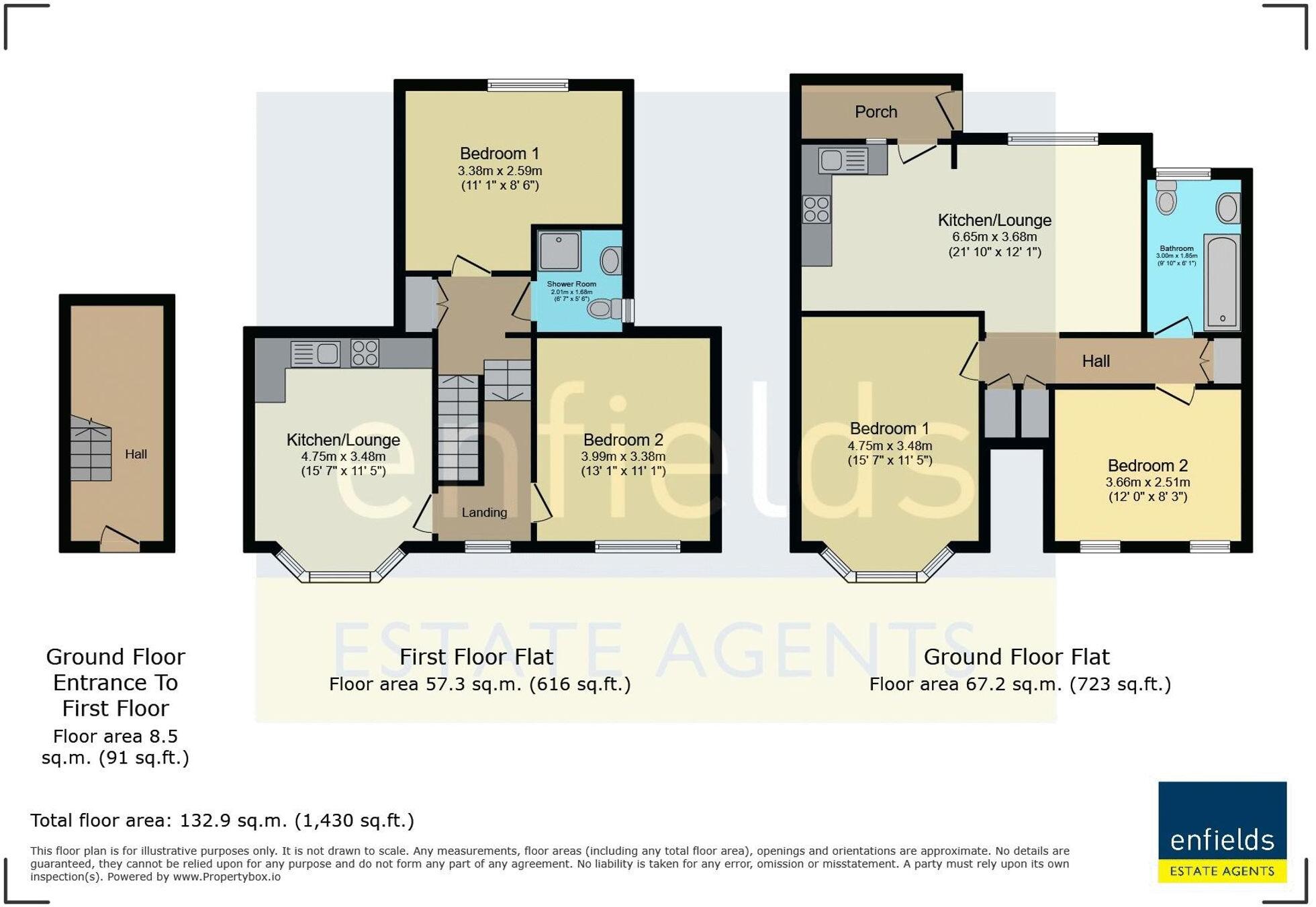 Markham Road, Bournemouth, BH9 floorplan