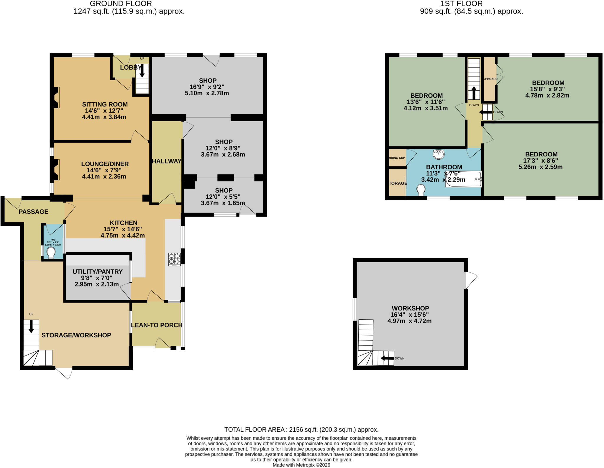 The Street, Wenhaston floorplan