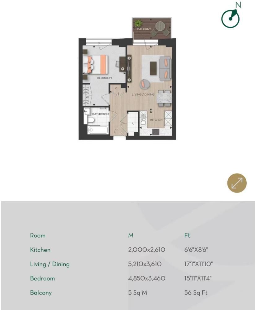 Darter House, Anax Street, London N4 floorplan