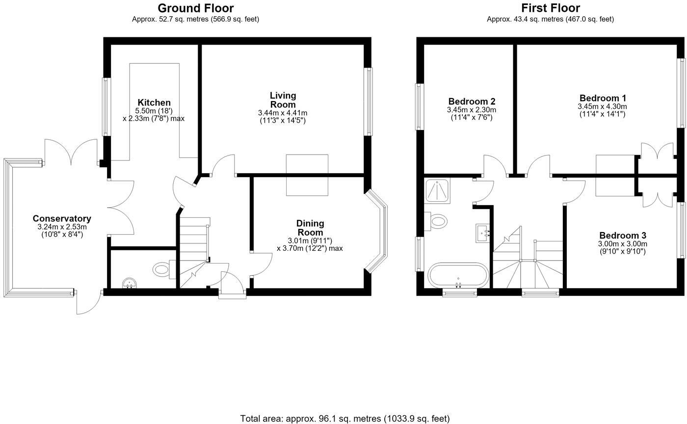Copthorne Drive, Copthorne, Shrewsbury floorplan