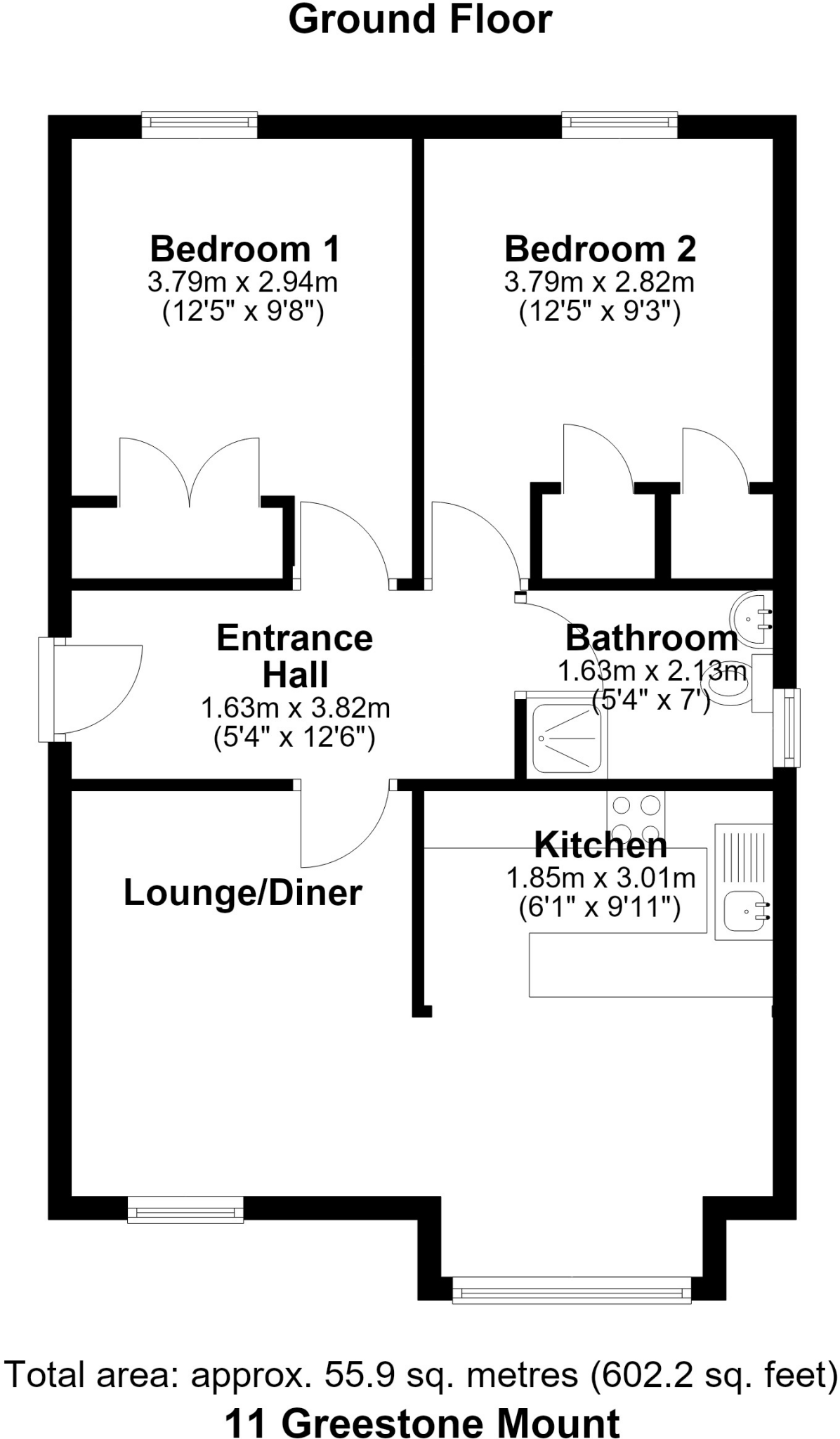 Greestone Mount, Lincoln floorplan