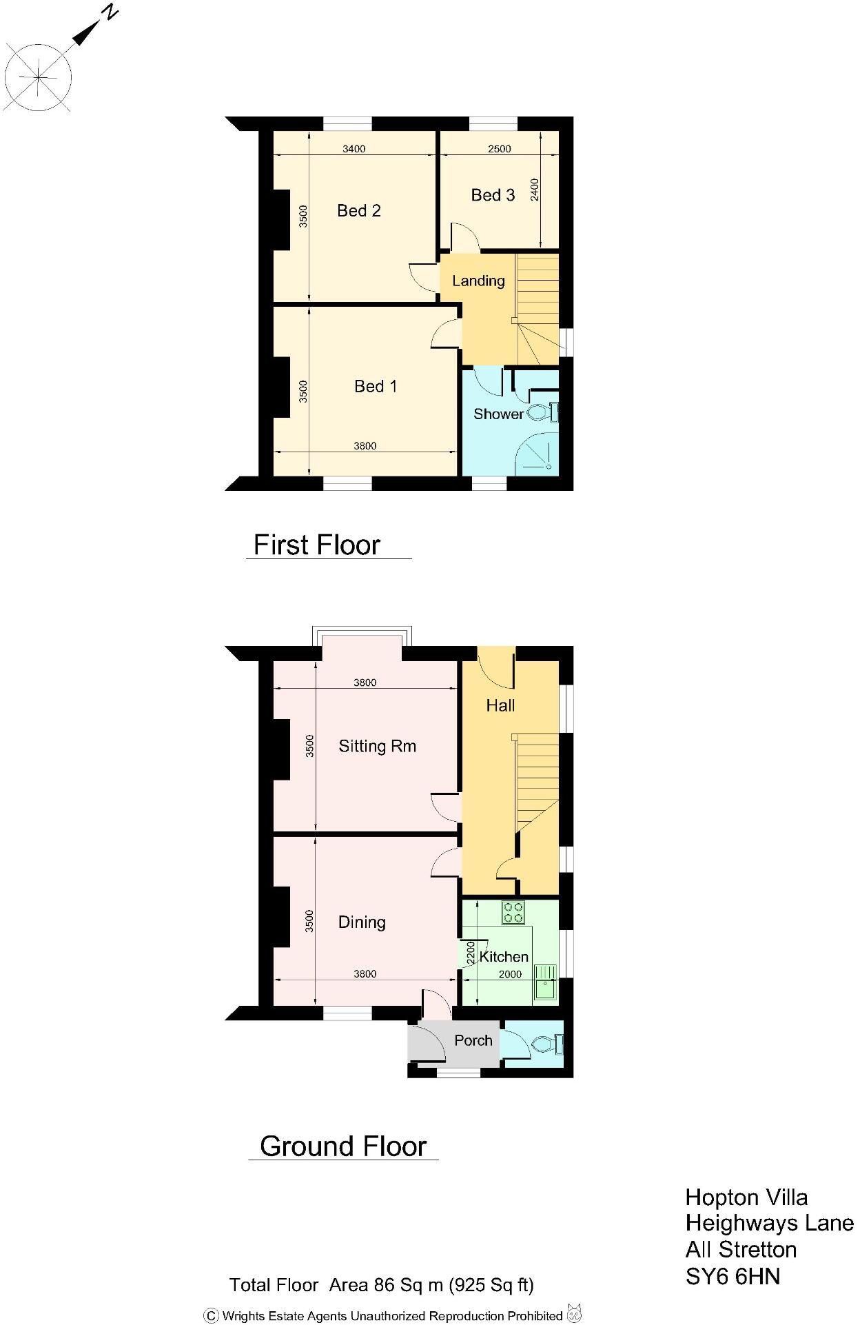 Hopton Villa, All Stretton, SY6 6HN floorplan
