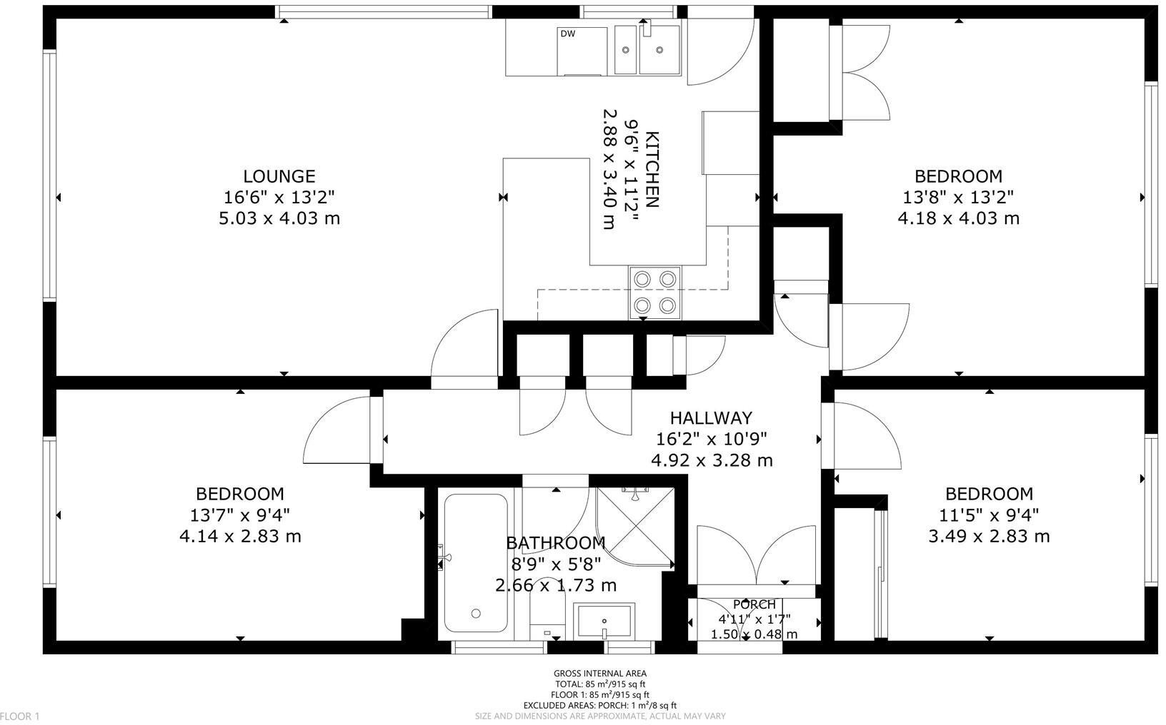 Blossom Walk, Hailsham floorplan
