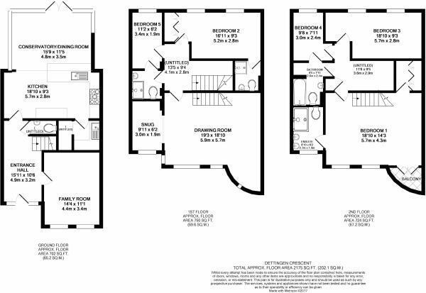Dettingen Crescent, Deepcut floorplan
