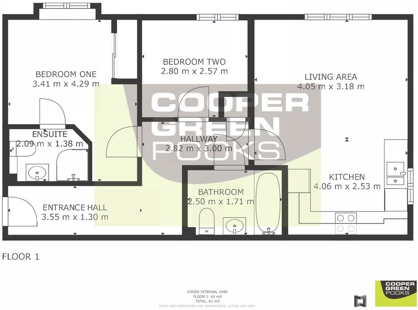 Drapers Rise, Sweetlake Meadow, Shrewsbury floorplan