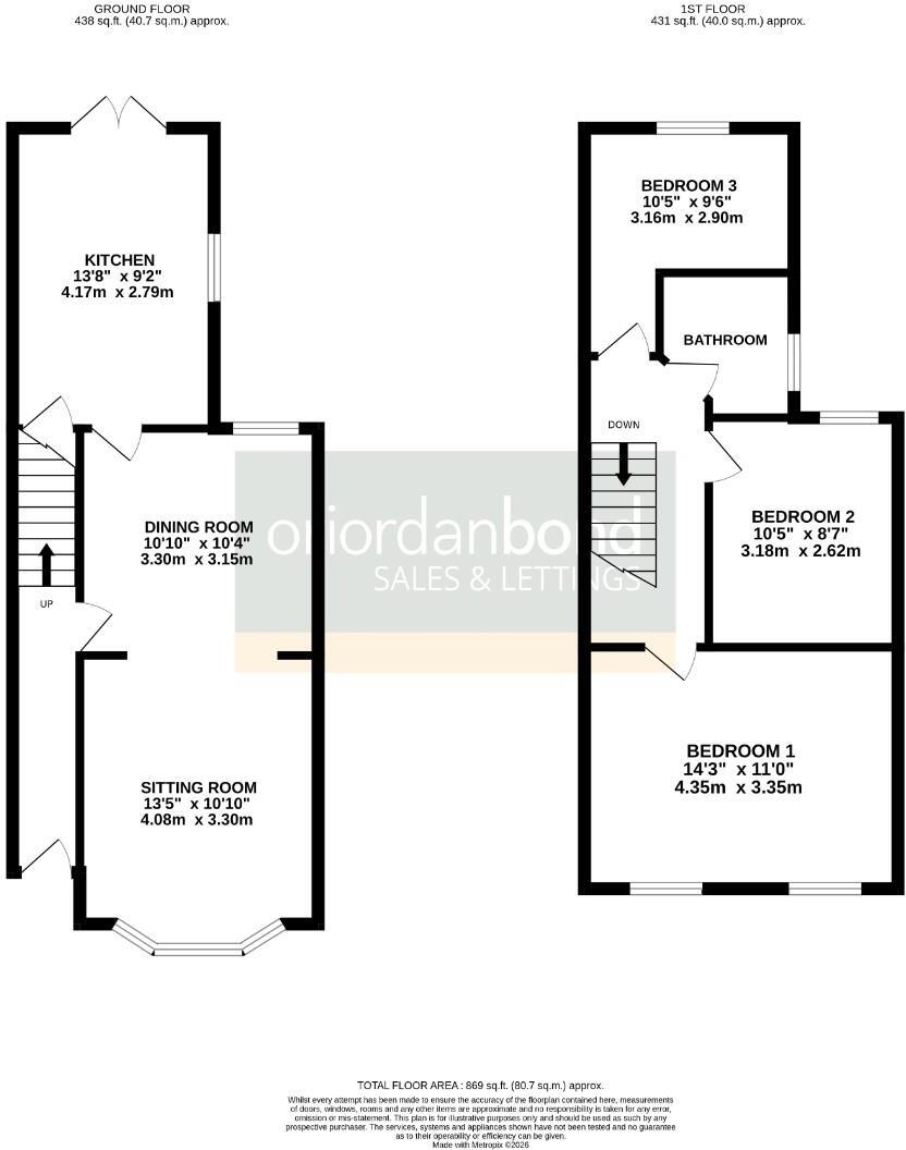 Balmoral Road, Queens Park, Northampton NN2 floorplan