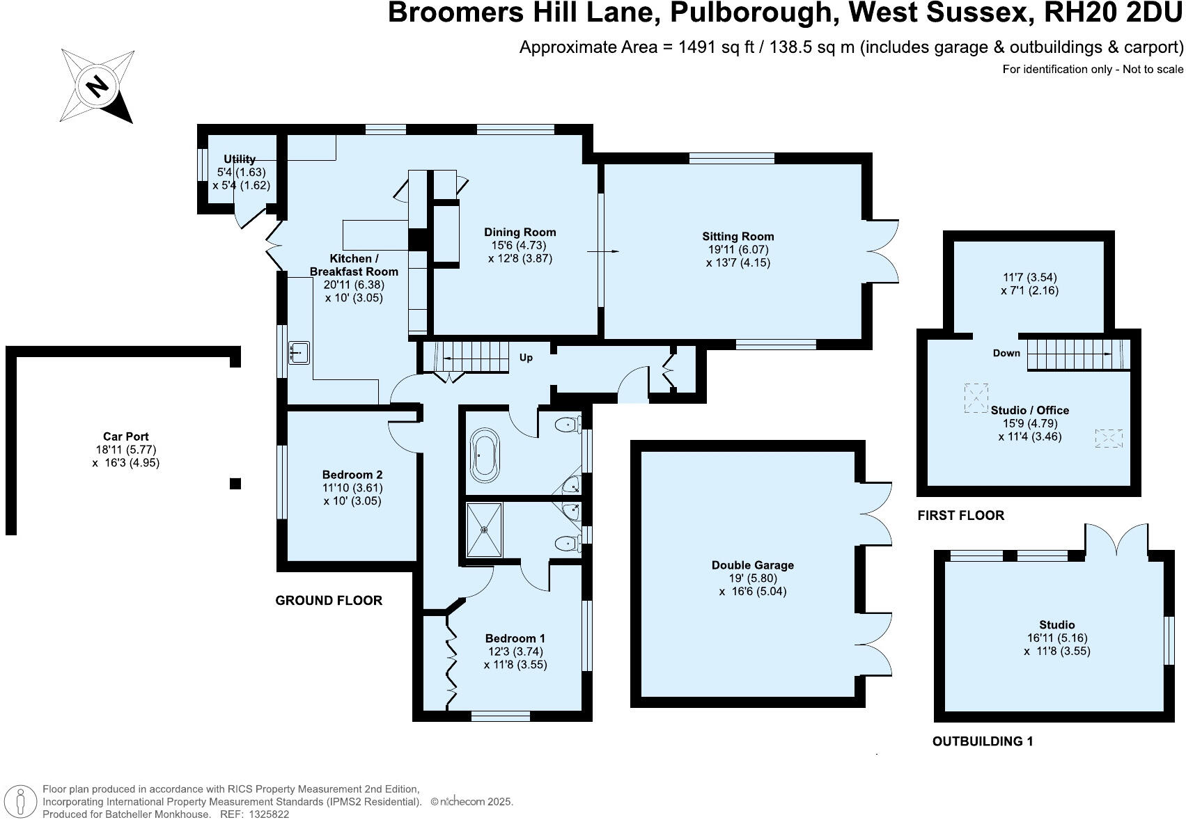 Broomers Hill Lane, Pulborough floorplan