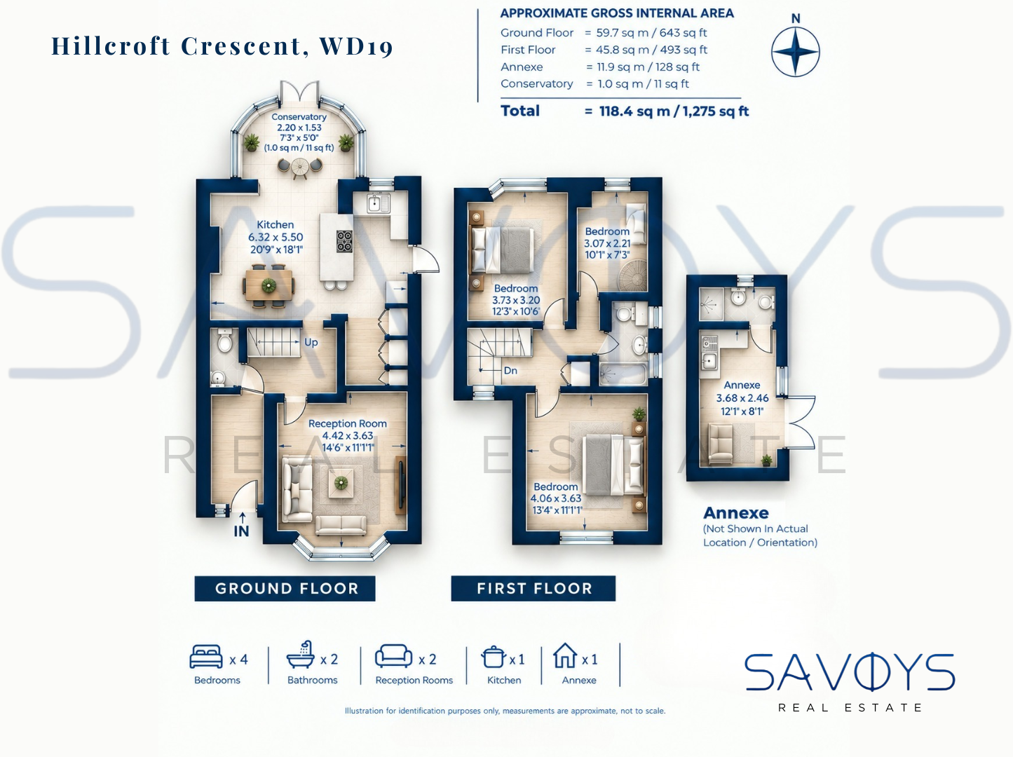 Hillcroft Crescent,Watford,WD19 4NZ floorplan