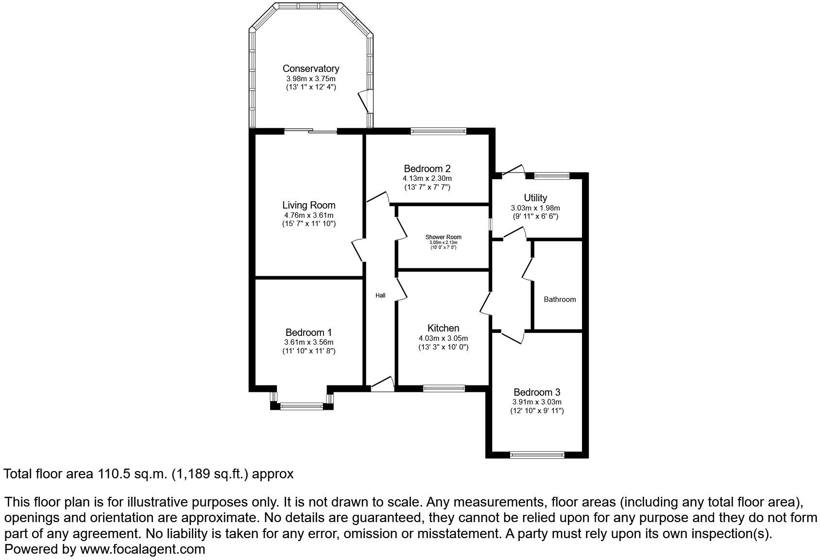 Llethyr Bryn, Llandrindod Wells, Powys floorplan