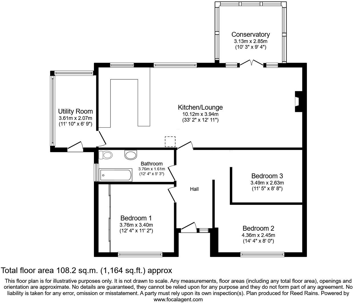 Dingley Road, Edgerton, Huddersfield, West Yorkshire, HD3 floorplan