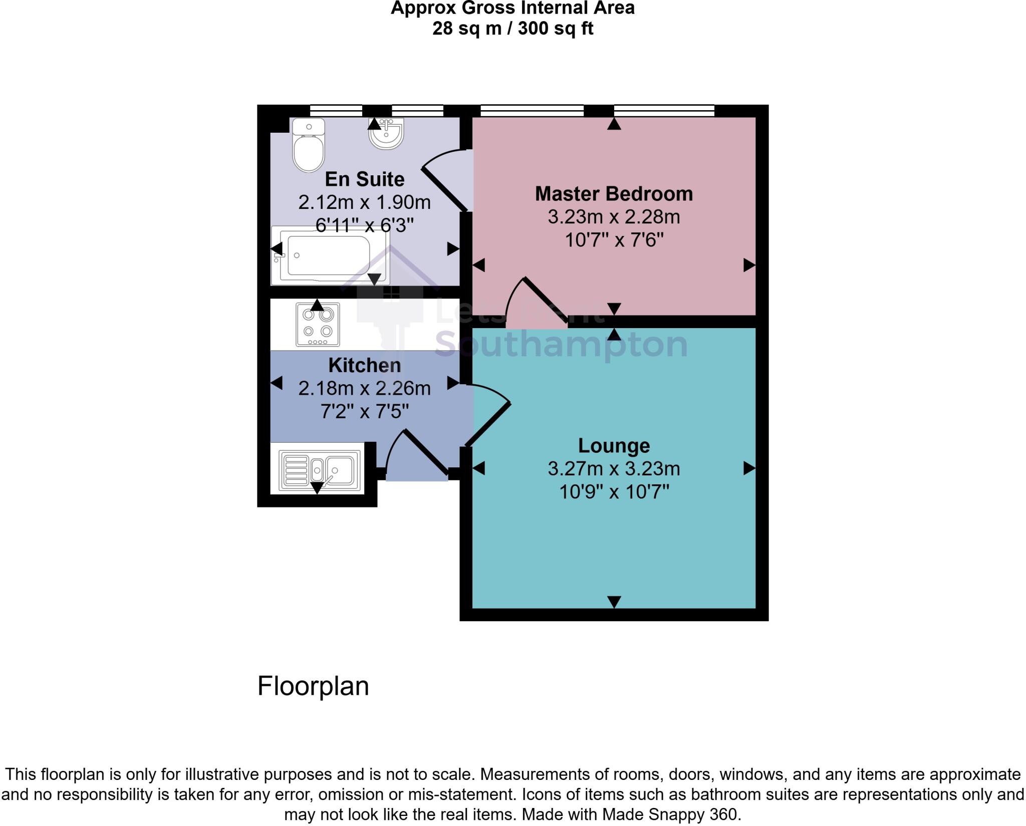 Victoria Road, Woolston SO19 9DY floorplan