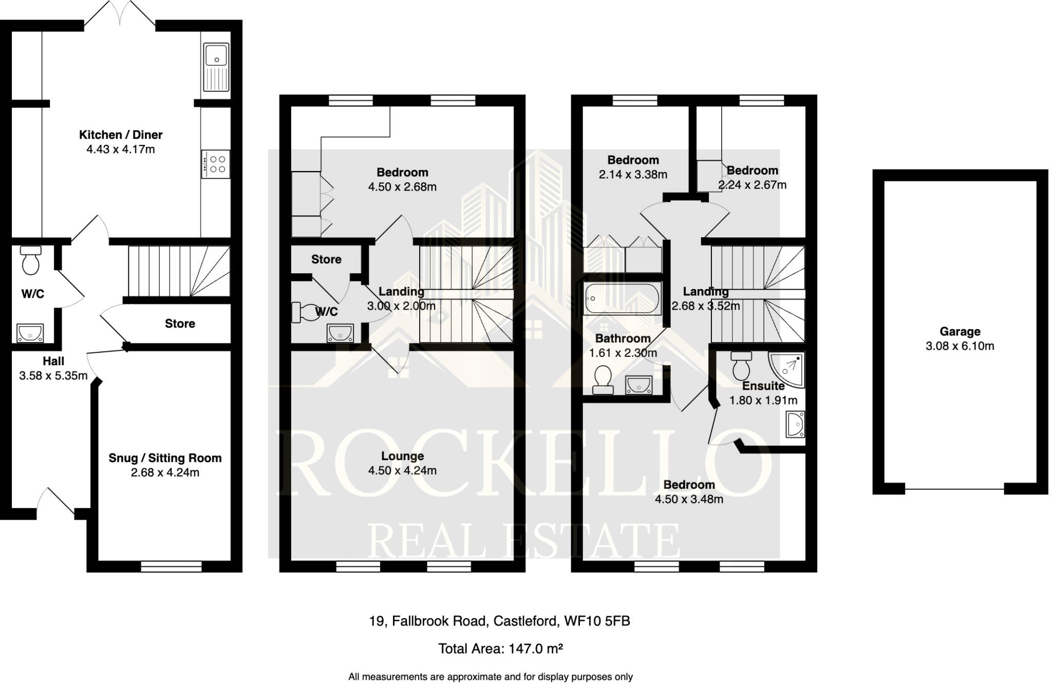 Fallbrook Road, Castleford, Wakefield floorplan