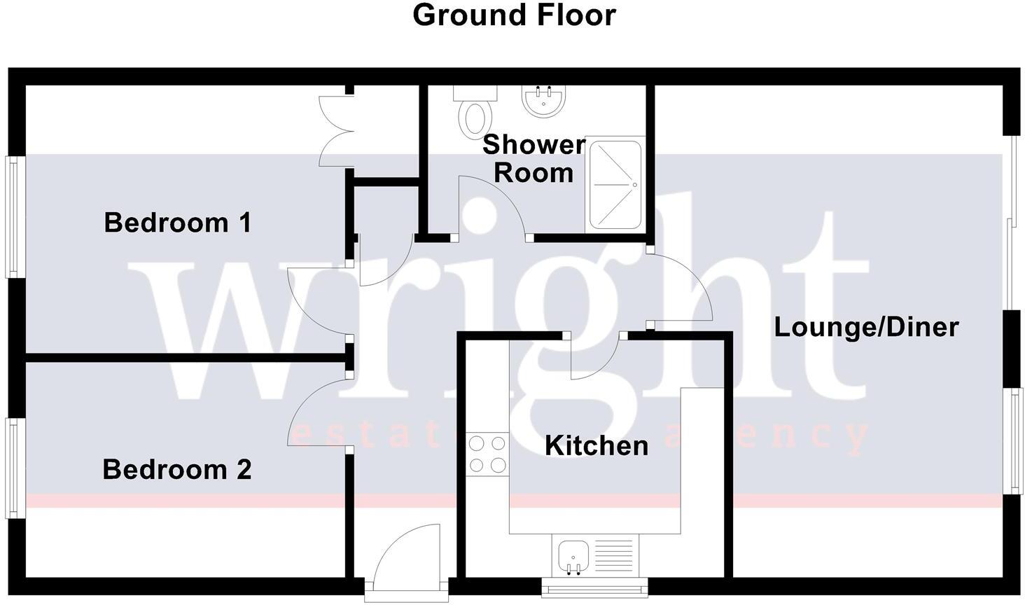 Close To Shops * Lake floorplan