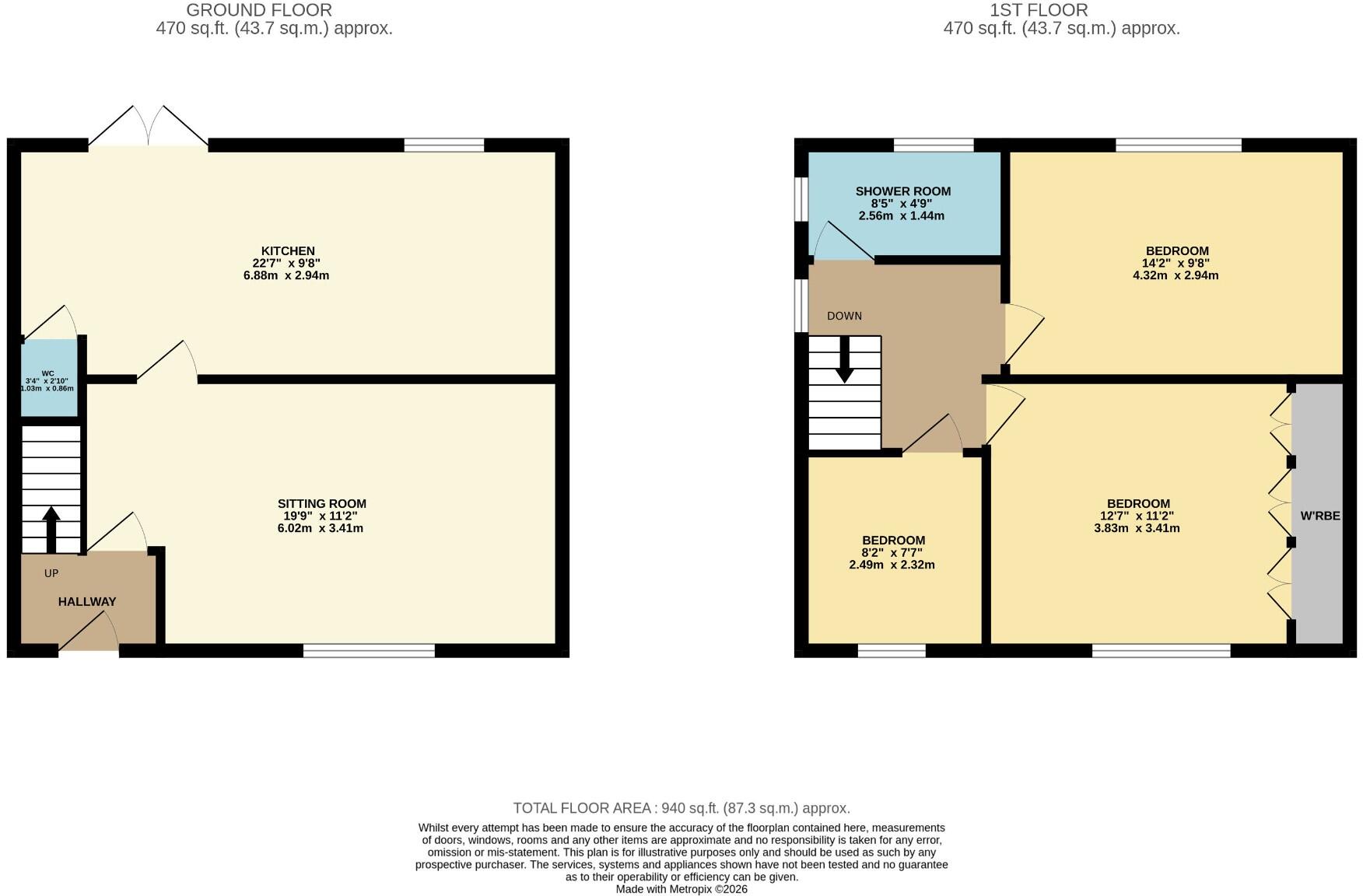 Overdale, Matlock, Derbyshire, DE4 floorplan