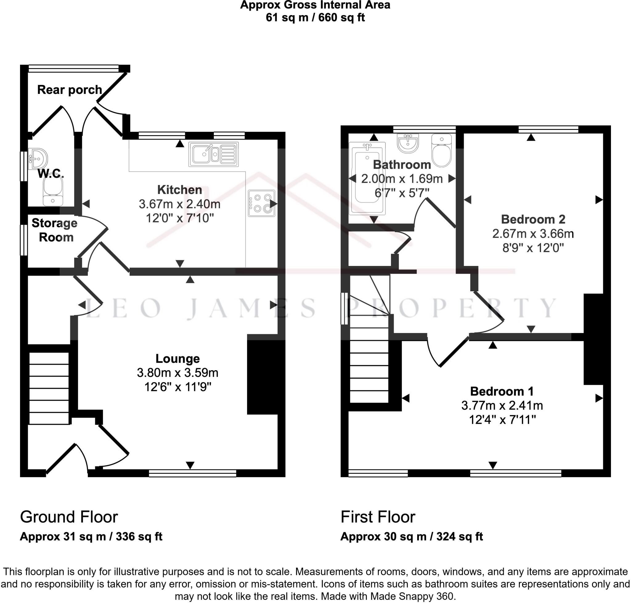 Rosemary Lane, Whitchurch floorplan