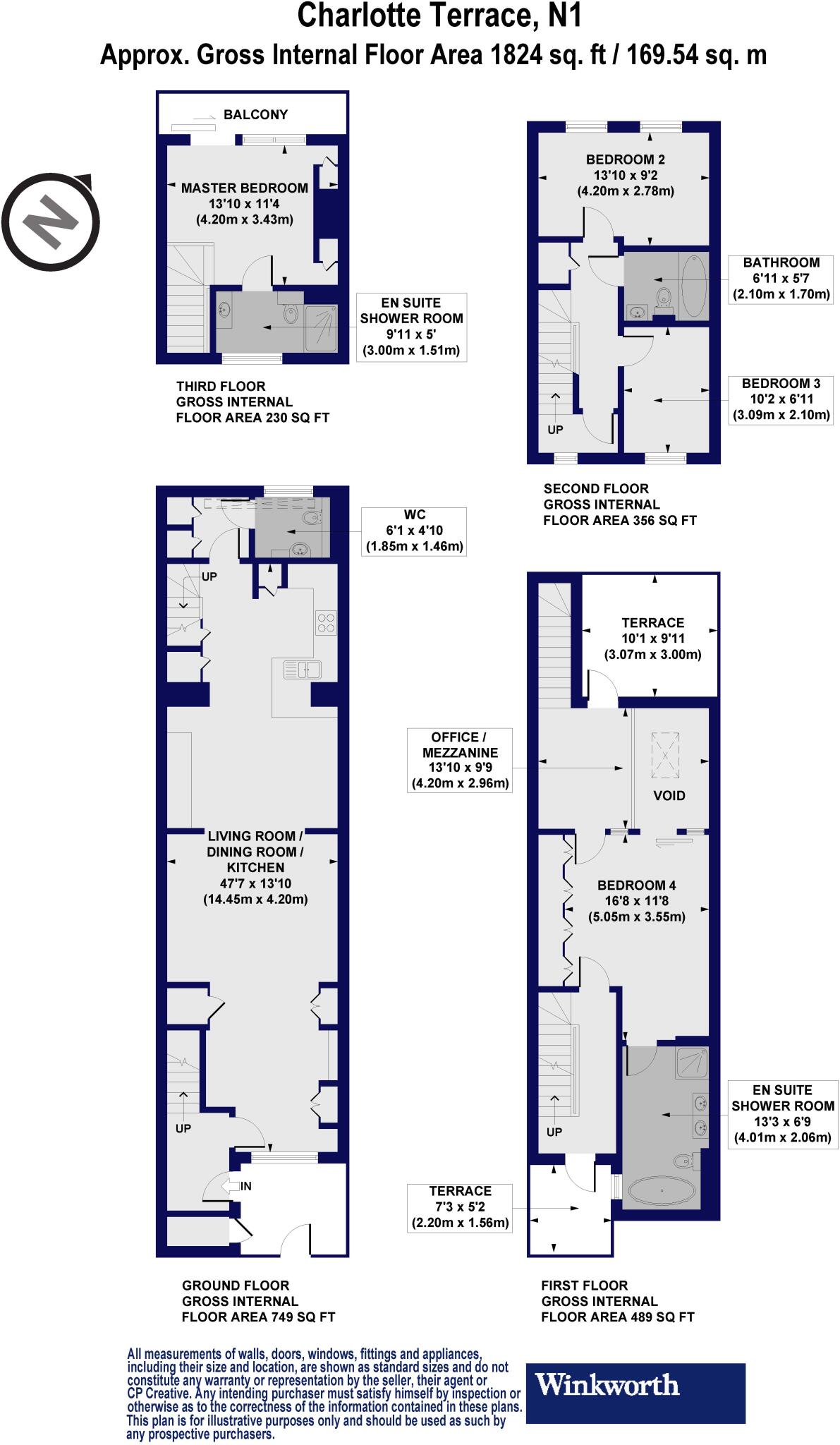 Charlotte Terrace, London, N1 floorplan