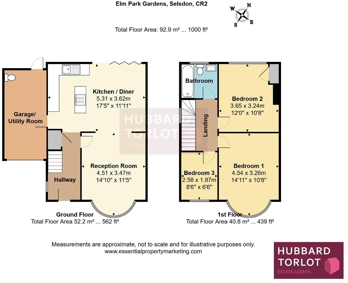 Elm Park Gardens, South Croydon, CR2 8RW floorplan