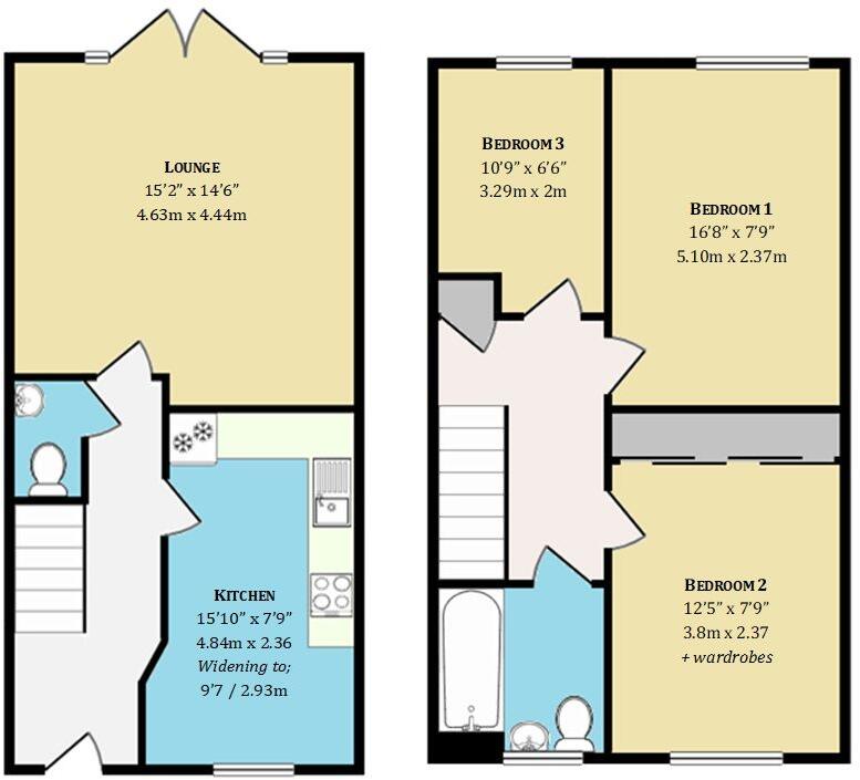 Pickwick Close, Totton, Southampton, SO40 8QE floorplan
